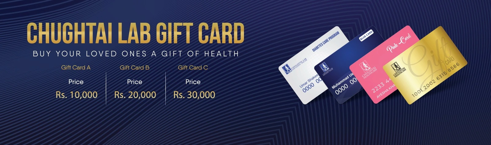 Gift Card - Buy your Loved Ones A Gift of Health