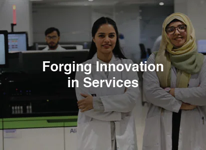 Forging Innovation in services
